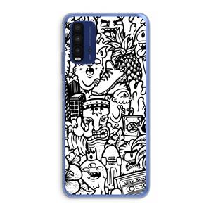 CaseCompany Vexx Mixtape #2: Xiaomi Redmi 9T Transparant Hoesje