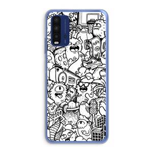 CaseCompany Vexx City #2: Xiaomi Redmi 9T Transparant Hoesje
