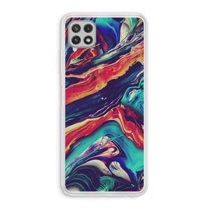 CaseCompany Chameleon Sun: Samsung Galaxy A22 4G Transparant Hoesje