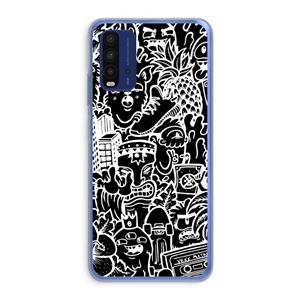 CaseCompany Vexx Black Mixtape: Xiaomi Redmi 9T Transparant Hoesje