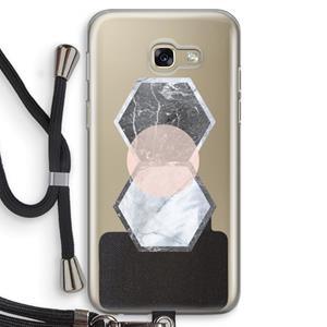 CaseCompany Creatieve toets: Samsung Galaxy A5 (2017) Transparant Hoesje met koord