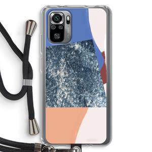 CaseCompany Billy: Xiaomi Redmi Note 10S Transparant Hoesje met koord