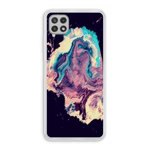 CaseCompany Cosmic Silence: Samsung Galaxy A22 4G Transparant Hoesje