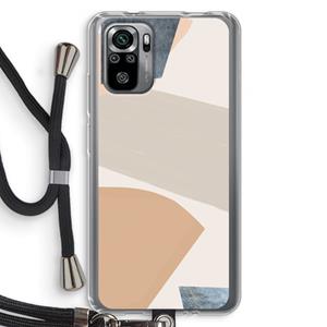 CaseCompany Formo: Xiaomi Redmi Note 10S Transparant Hoesje met koord