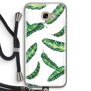 CaseCompany Lange bladeren: Samsung Galaxy A5 (2017) Transparant Hoesje met koord