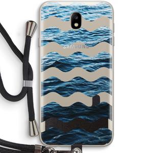CaseCompany Oceaan: Samsung Galaxy J7 (2017) Transparant Hoesje met koord