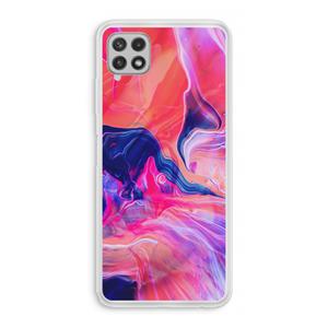 CaseCompany Earth And Ocean: Samsung Galaxy A22 4G Transparant Hoesje