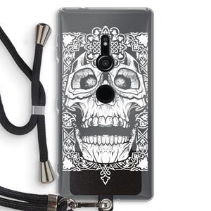 CaseCompany Seek & Destroy: Sony Xperia XZ2 Transparant Hoesje met koord