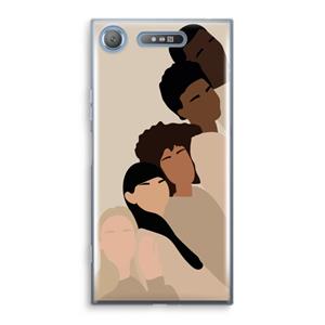 CaseCompany Sweet creatures: Sony Xperia XZ1 Transparant Hoesje