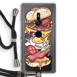 CaseCompany Diet Coke Please: Sony Xperia XZ2 Transparant Hoesje met koord