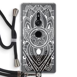 CaseCompany It's Complicated: Sony Xperia XZ2 Transparant Hoesje met koord