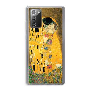 CaseCompany Der Kuss: Samsung Galaxy Note 20 / Note 20 5G Transparant Hoesje