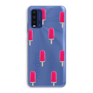 CaseCompany Waterijsje: Xiaomi Redmi 9T Transparant Hoesje