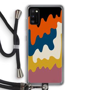 CaseCompany Baar A: Samsung Galaxy A41 Transparant Hoesje met koord