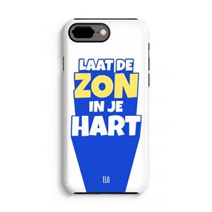 CaseCompany Laat de zon in je hart: iPhone 8 Plus Tough Case