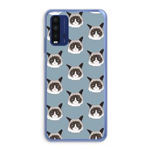 CaseCompany It's a Purrr Case: Xiaomi Redmi 9T Transparant Hoesje