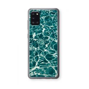 CaseCompany Weerkaatsing water: Samsung Galaxy A31 Transparant Hoesje