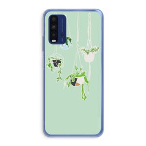 CaseCompany Hang In There: Xiaomi Redmi 9T Transparant Hoesje