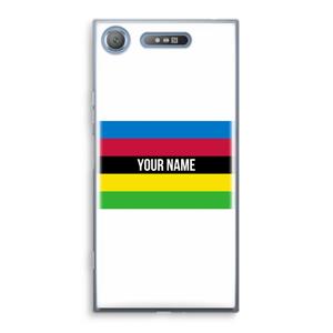 CaseCompany WK Wielrennen: Sony Xperia XZ1 Transparant Hoesje