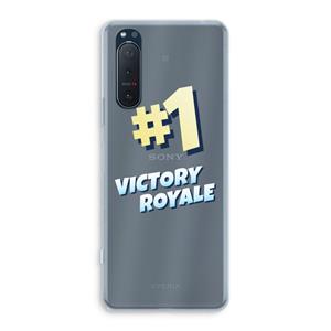CaseCompany Victory Royale: Sony Xperia 5 II Transparant Hoesje