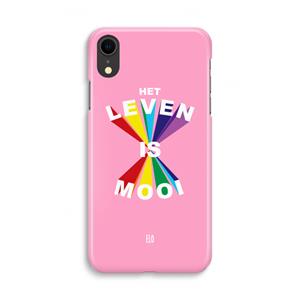 CaseCompany Het Leven Is Mooi: iPhone XR Volledig Geprint Hoesje