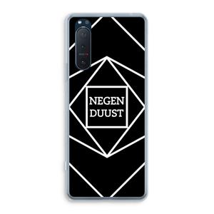 CaseCompany Negenduust geometrisch: Sony Xperia 5 II Transparant Hoesje