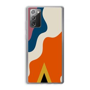 CaseCompany Noor A: Samsung Galaxy Note 20 / Note 20 5G Transparant Hoesje