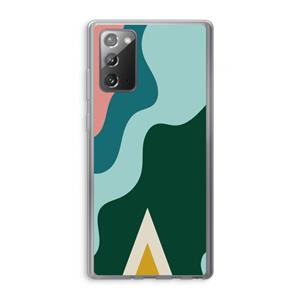 CaseCompany Noor B: Samsung Galaxy Note 20 / Note 20 5G Transparant Hoesje