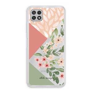 CaseCompany Sweet heaven geometrics: Samsung Galaxy A22 4G Transparant Hoesje