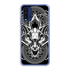 CaseCompany Oh Deer: Xiaomi Redmi 9T Transparant Hoesje