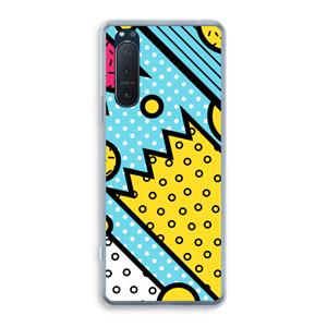 CaseCompany Pop Art #1: Sony Xperia 5 II Transparant Hoesje