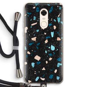 CaseCompany Terrazzo N°11: Xiaomi Redmi 5 Transparant Hoesje met koord