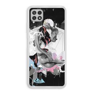 CaseCompany Camouflage de sommeil: Samsung Galaxy A22 4G Transparant Hoesje