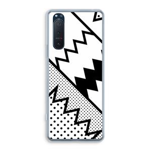 CaseCompany Pop Art #5: Sony Xperia 5 II Transparant Hoesje