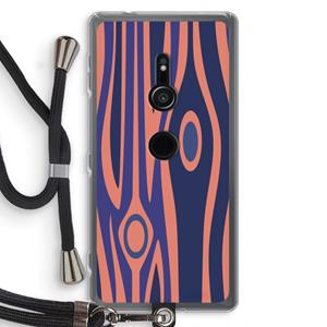 CaseCompany Bast A: Sony Xperia XZ2 Transparant Hoesje met koord