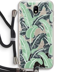 CaseCompany This Sh*t Is Bananas: Samsung Galaxy J7 (2017) Transparant Hoesje met koord
