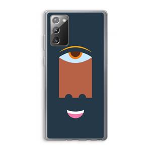 CaseCompany Mono M: Samsung Galaxy Note 20 / Note 20 5G Transparant Hoesje
