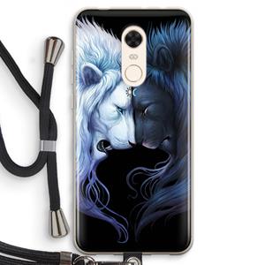 CaseCompany Brotherhood: Xiaomi Redmi 5 Transparant Hoesje met koord
