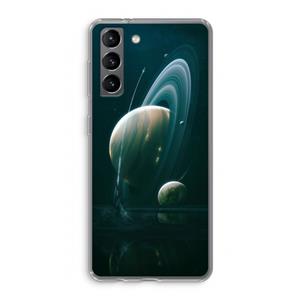CaseCompany Mercurius: Samsung Galaxy S21 Transparant Hoesje