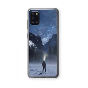 CaseCompany Wanderlust: Samsung Galaxy A31 Transparant Hoesje