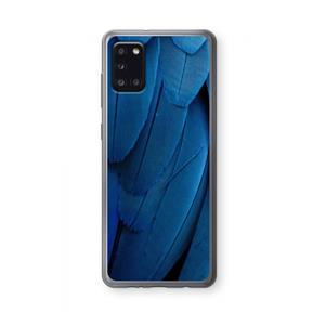 CaseCompany Pauw: Samsung Galaxy A31 Transparant Hoesje