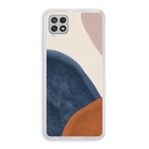 CaseCompany Geo #1: Samsung Galaxy A22 4G Transparant Hoesje