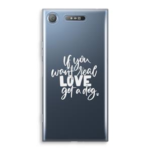 CaseCompany Partner in crime: Sony Xperia XZ1 Transparant Hoesje