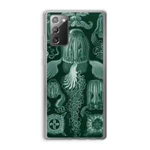 CaseCompany Haeckel Cubomedusae: Samsung Galaxy Note 20 / Note 20 5G Transparant Hoesje