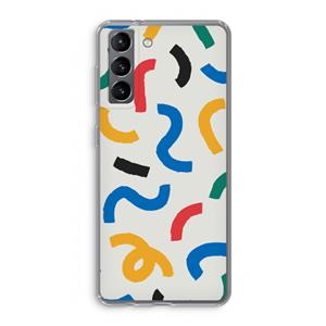 CaseCompany Illustratieve pop 2: Samsung Galaxy S21 Transparant Hoesje