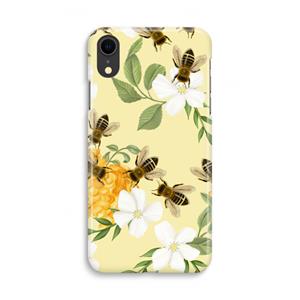 CaseCompany No flowers without bees: iPhone XR Volledig Geprint Hoesje