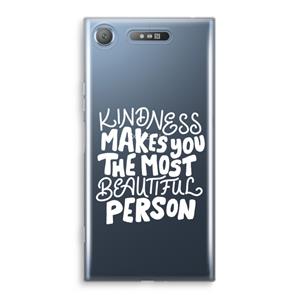 CaseCompany The prettiest: Sony Xperia XZ1 Transparant Hoesje