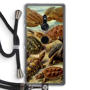 CaseCompany Haeckel Chelonia: Sony Xperia XZ2 Transparant Hoesje met koord