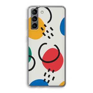 CaseCompany Illustratieve pop 3: Samsung Galaxy S21 Transparant Hoesje