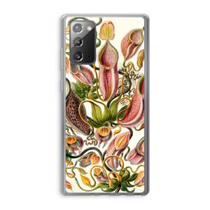 CaseCompany Haeckel Nepenthaceae: Samsung Galaxy Note 20 / Note 20 5G Transparant Hoesje